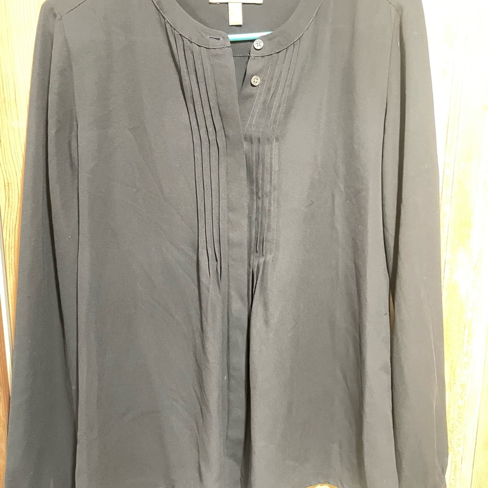 Banana Republic Charcoal Button-Up Shirt